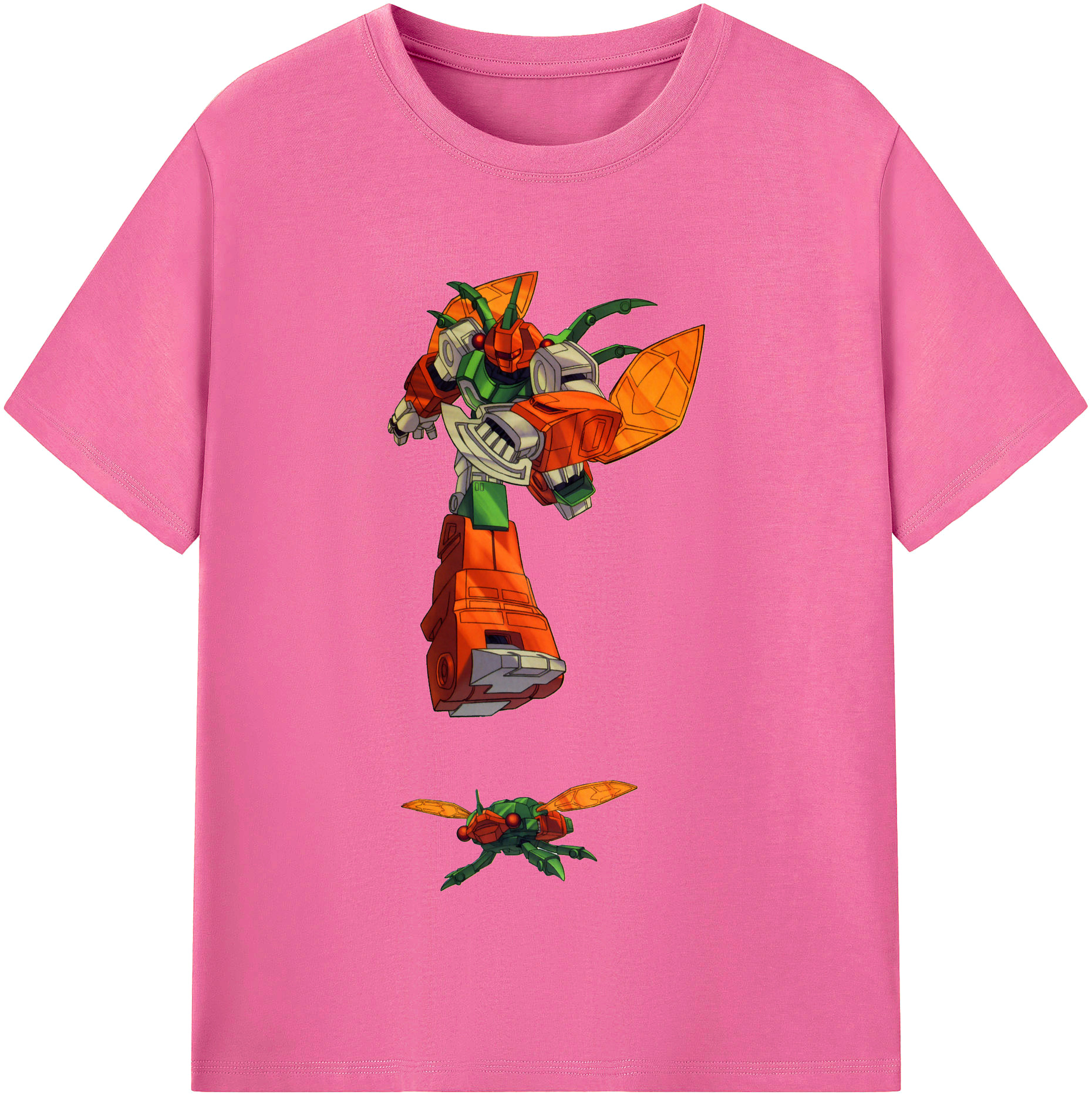 （画像用）  レディースカジュアルプリントTシャツ（綿100％）